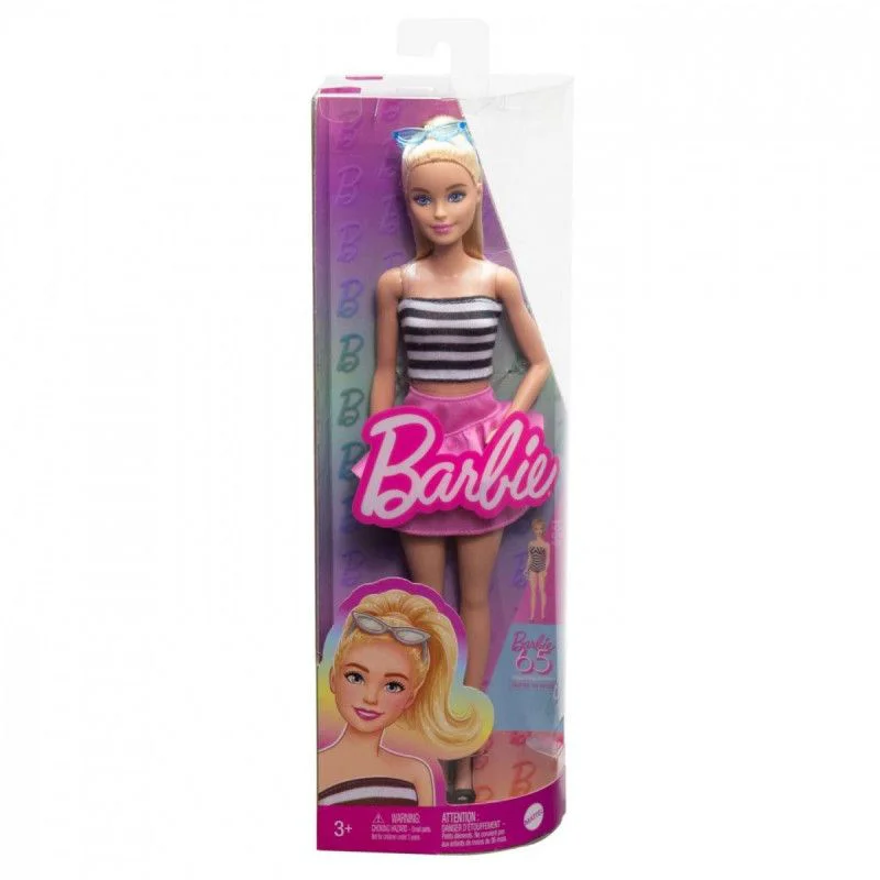Muñeca Barbie Fashionistas Blanco y Negro