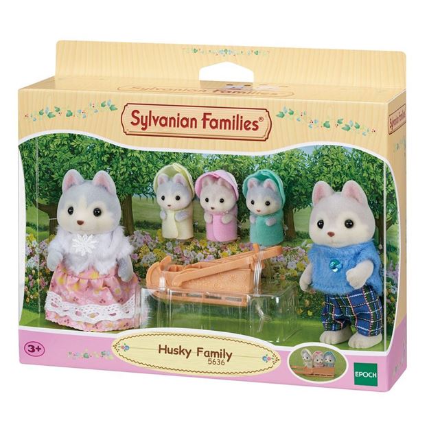 Familia de Husky de Sylvanian