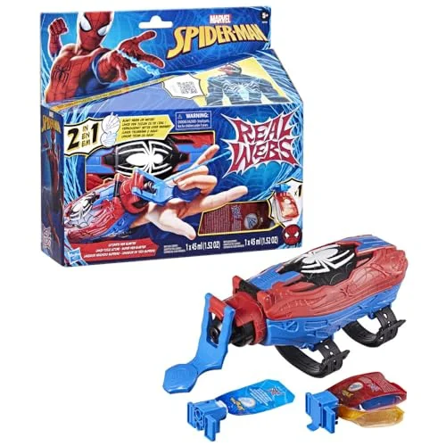 Marvel - Spiderman Telarañas Reales Lanzador de Telarañas Ultimate - Hasbro