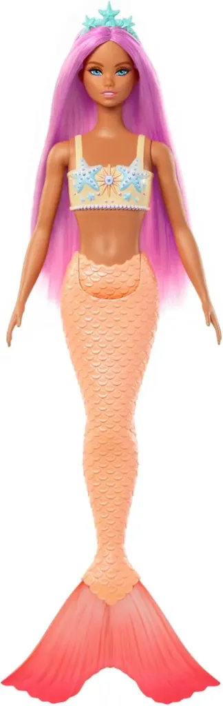 Barbie Sirena con Cola Naranja Dreamtopia