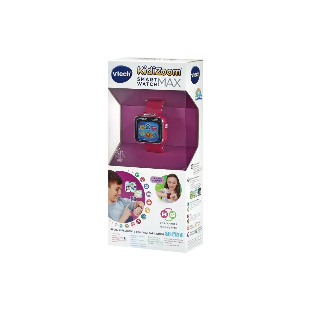 VTech Kidizoom Smartwatch Max Frambuesa 