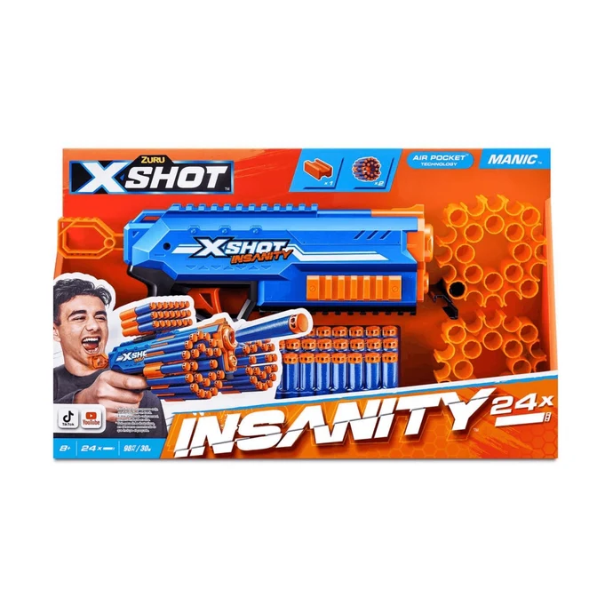 Lanzadardos X-Shot Insanity Manic Blaster