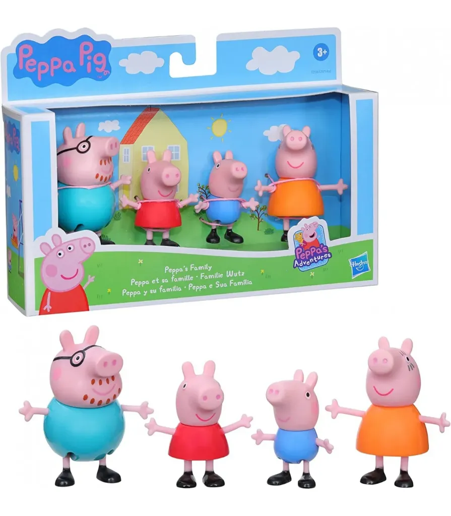 Peppa Pig Familia 4 Figuras Diferentes Packs