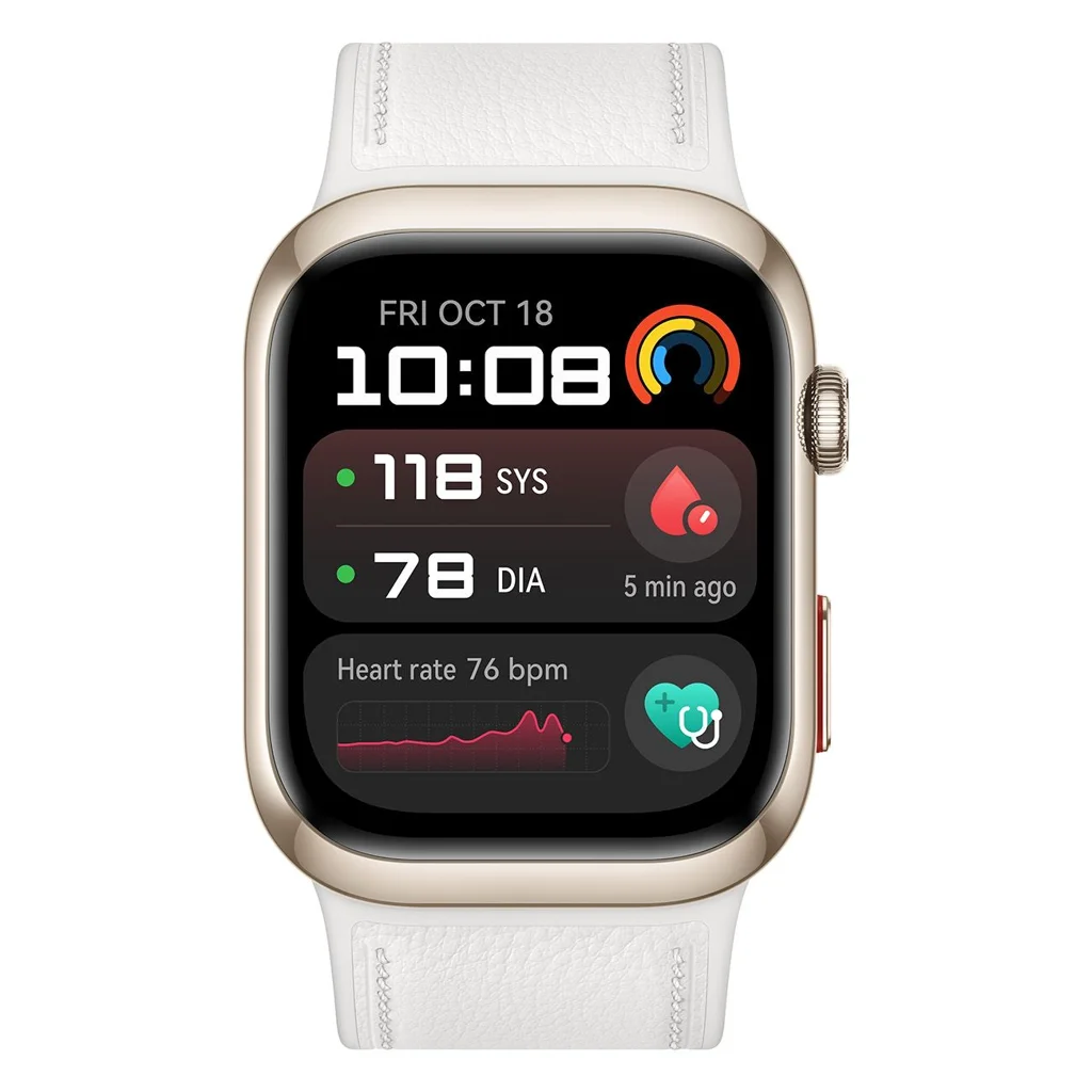 Huawei Watch D2 4.62 cm (1.82") AMOLED 48 mm digital 480 x 408 píxeles pantalla táctil dorada
