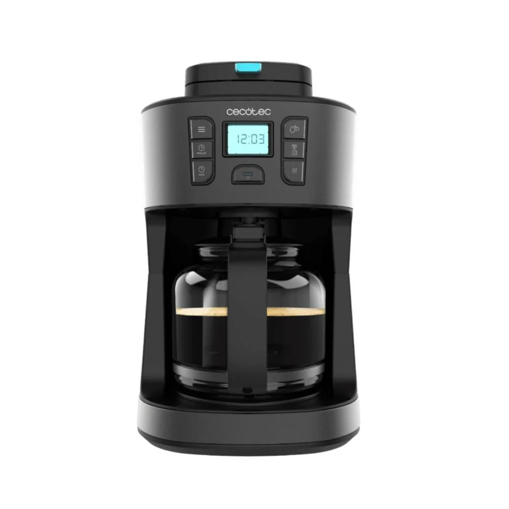 Cafetera de filtre Cecotec Coffee 66 Grind&Drop 12 tasses Acier inoxydable Noir