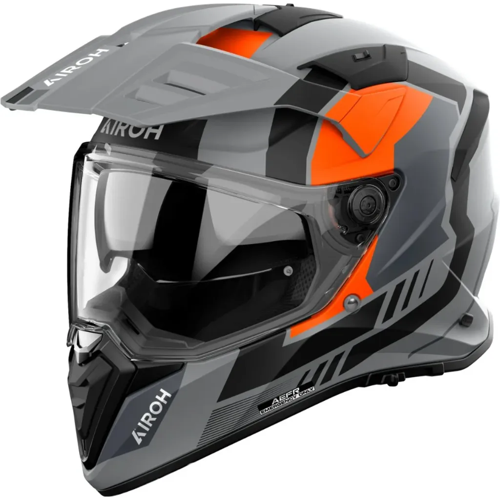 [PAI64A13111H-ORM-S] CASCO AIROH BANDIT HORN T-S ORM