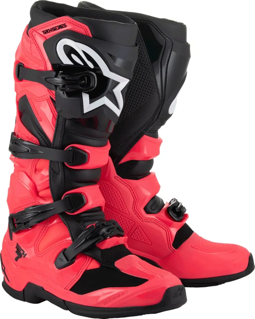 [2012025-VAP-11] Botas Alpinestars Tech 7, Rosa/Negro/Blanco, Talla: 45.5