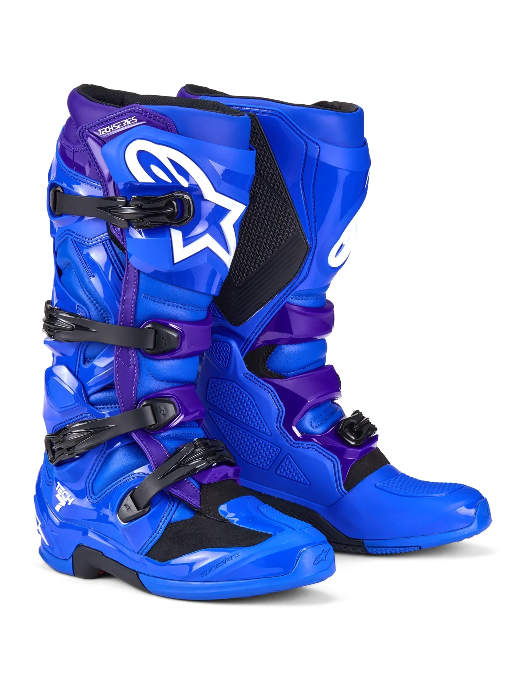 Botas Alpinestars Tech 7 Motocross, Azul, Talla 43 
