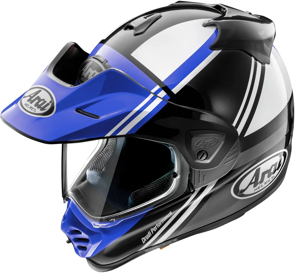 [8008934-BLU-M] Casco Arai Tour-X5 Cosmic, Negro-blanco-azul, Talla M 