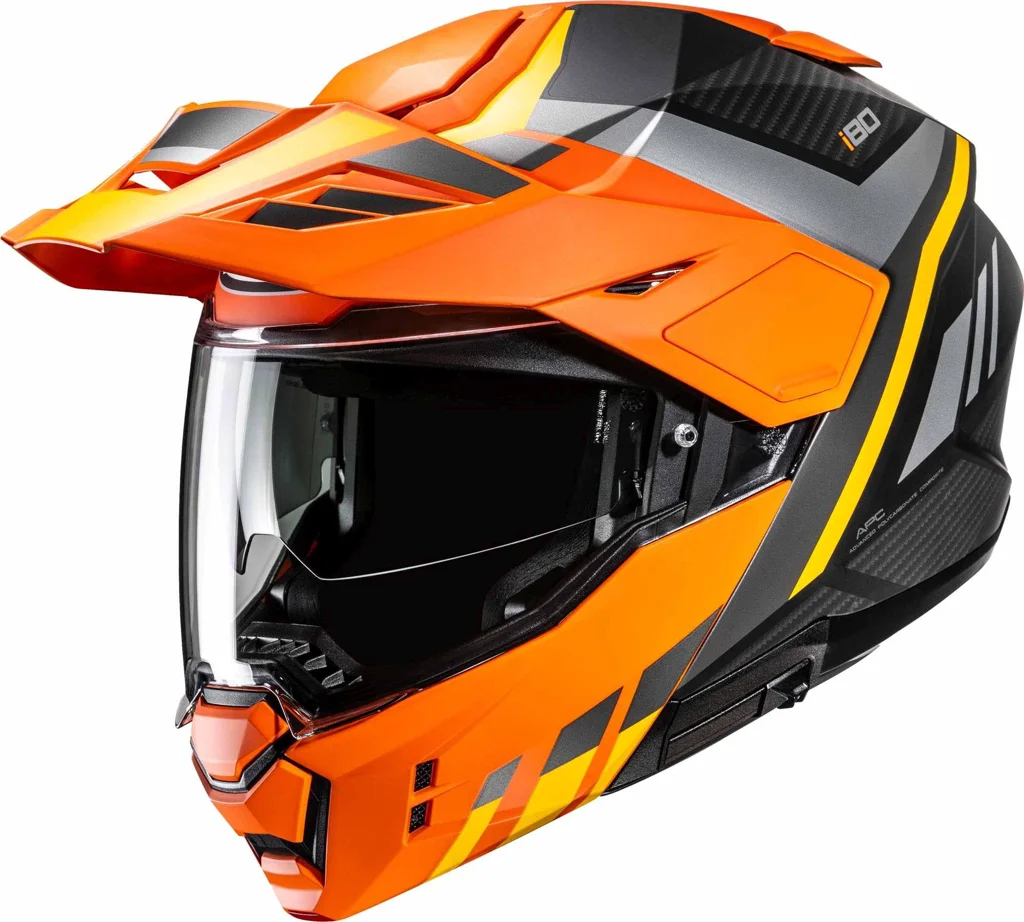 [1979-M7S-L] Casco HJC I80 Imes, Negro-gris-naranja, Talla L 