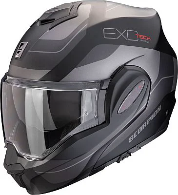 [119435-NMS-S] Scorpion EXO-Tech Pro Commuta Abatible Negro / Rojo Talla S