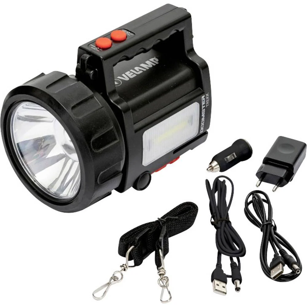 [IR66610W] Velamp LED Linterna de Mano con Batería Doomster 735 Lm IR666-10W