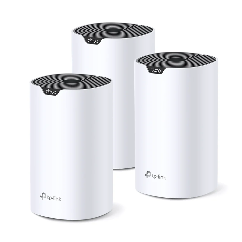 Roteador TP-Link DECO S7 Unidades AC1900 Wi-Fi Mesh Dual Band 2,4/5Ghz - Kit C/ 03