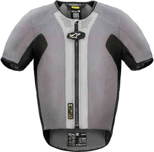 Alpinestars Tech-Air 5 Sistema, Chaleco Airbag, Color: Gris Oscuro/Negro, Talla: L
