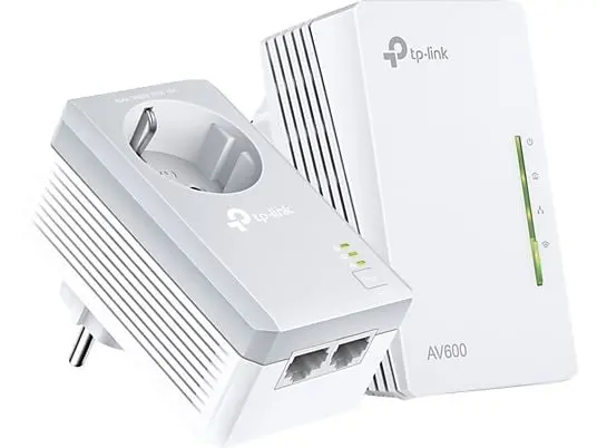 TP-Link TL-WPA4226 KIT, 2 Adaptadores Powerline, PLC AV600, WiFi 300Mbps