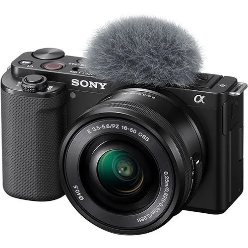 Cámara EVIL Vlog Sony Alpha ZV-E10 + 16-50mm + Batería extra + Cargador USB