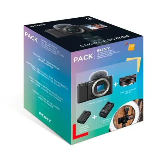 SONY ZV-E10+16-50MM+CARG+BAT PFNAC