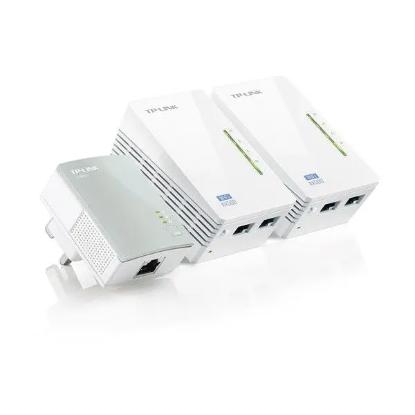 TP-Link Powerline 600 Wi-Fi Kit de 3 unidades
