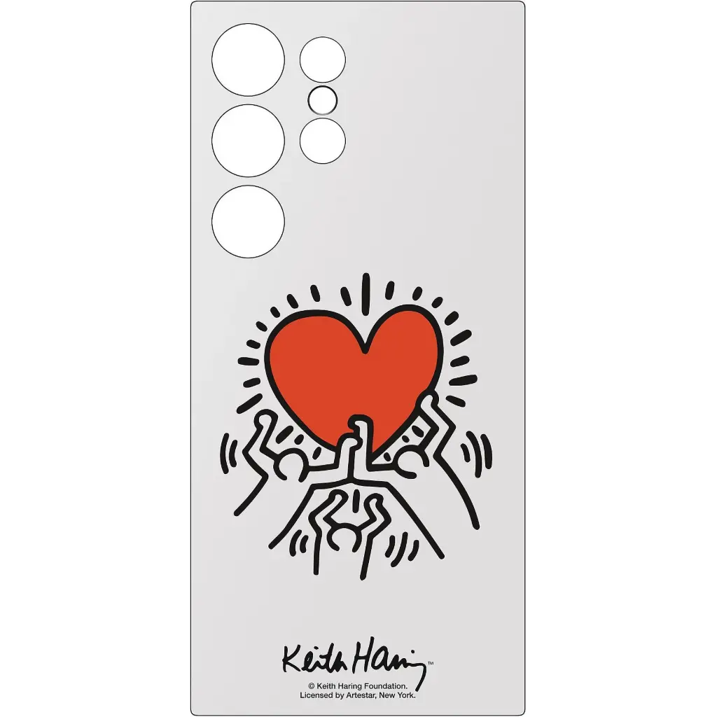 FUNDA FLIPSUIT KEITH HARRING BLANCA