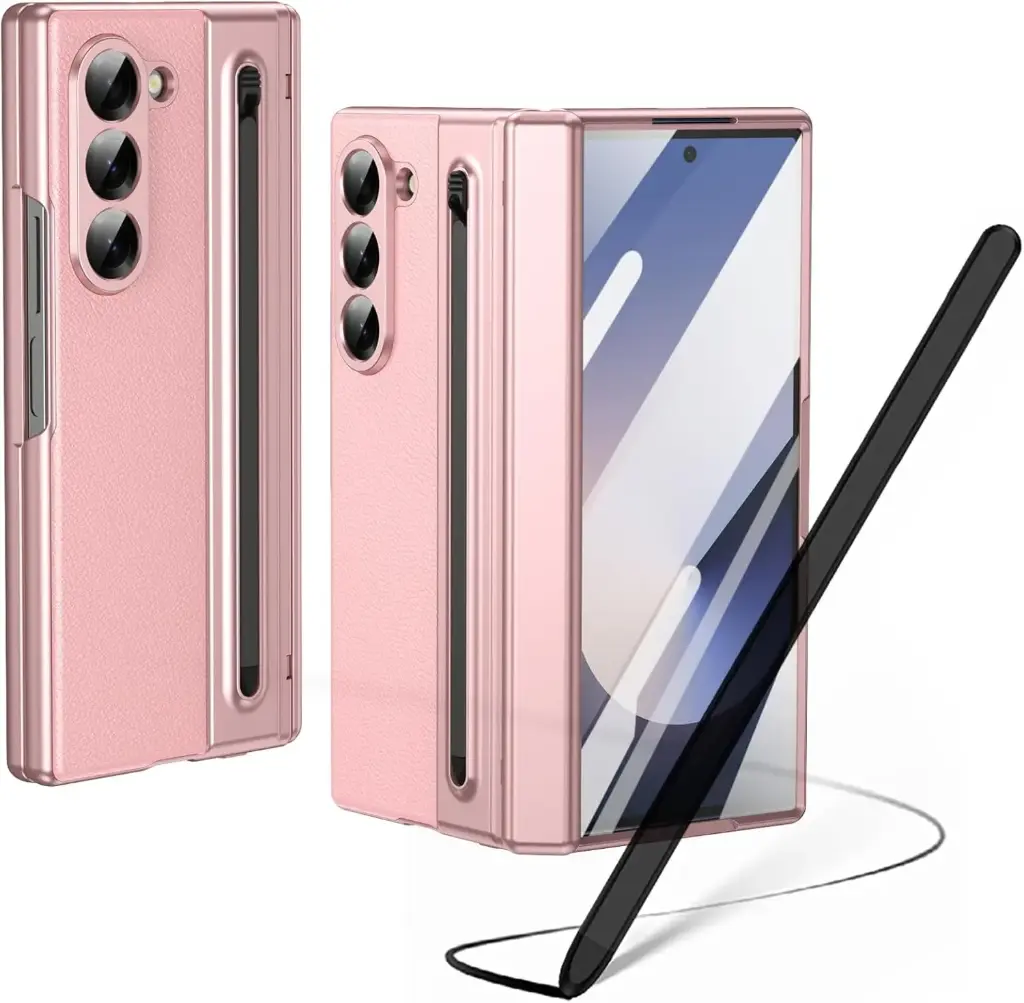 SAMSUNG FOLD 6 FUNDA CON S PEN ROSA