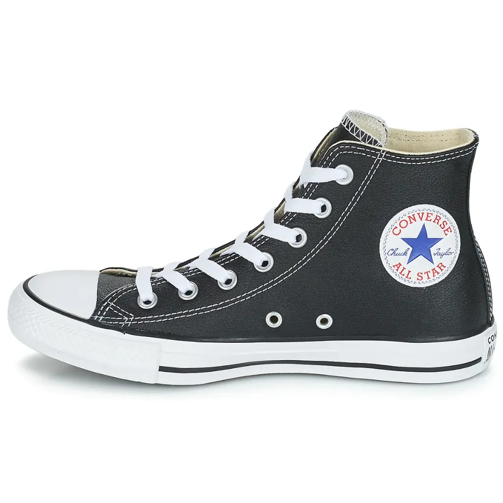 Converse Chuck Taylor Altas Piel Negras (42)