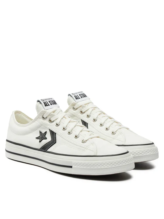 Converse Star Player 76 Premium Canvas Blancas 35 (36)