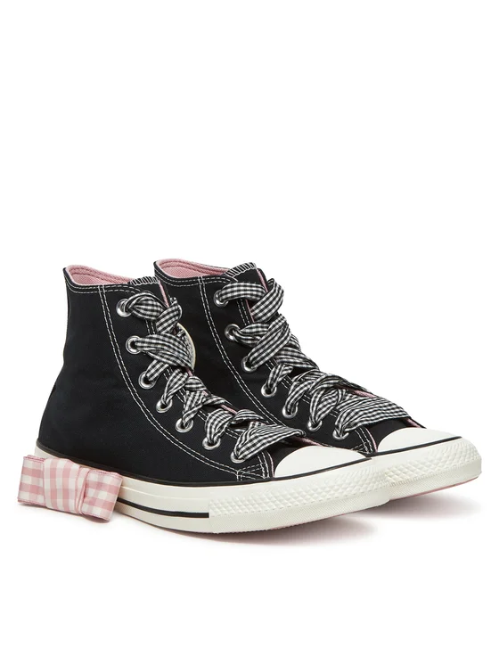 Converse Chuck Taylor All Star Gingham Negro (38)
