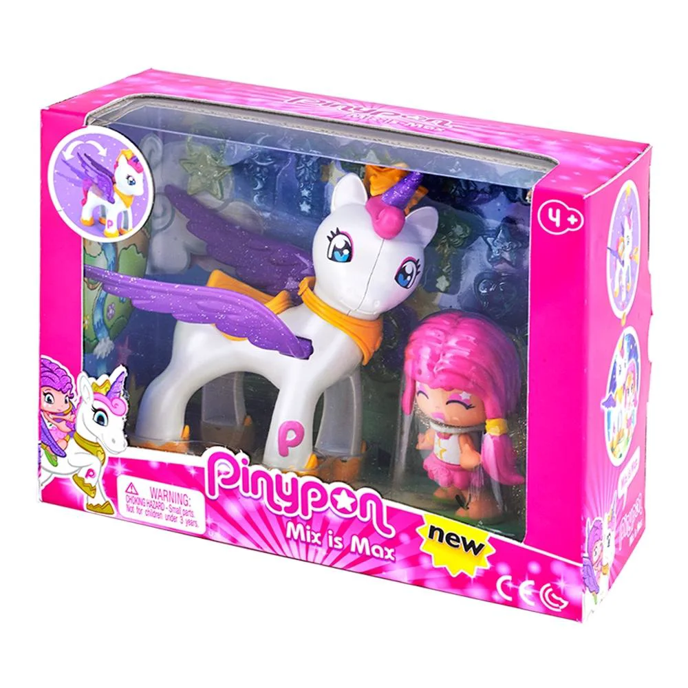 Famosa Pinypon Estrella y unicornio volador