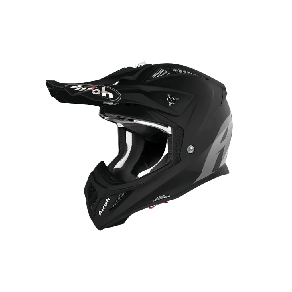Casco Airoh Aviator Ace 2 Color,   Motocross, Color: Matt-Negro, Talla: M