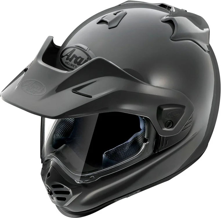 Arai Tour-X5 Solid, Casco de Aventura, Color: Gris Oscuro, Talla: XS