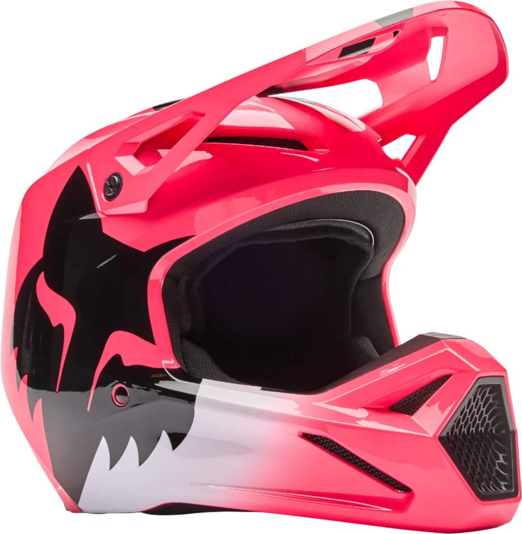 Casco de Motocross FOX V1 Shield, Rosa, Talla S