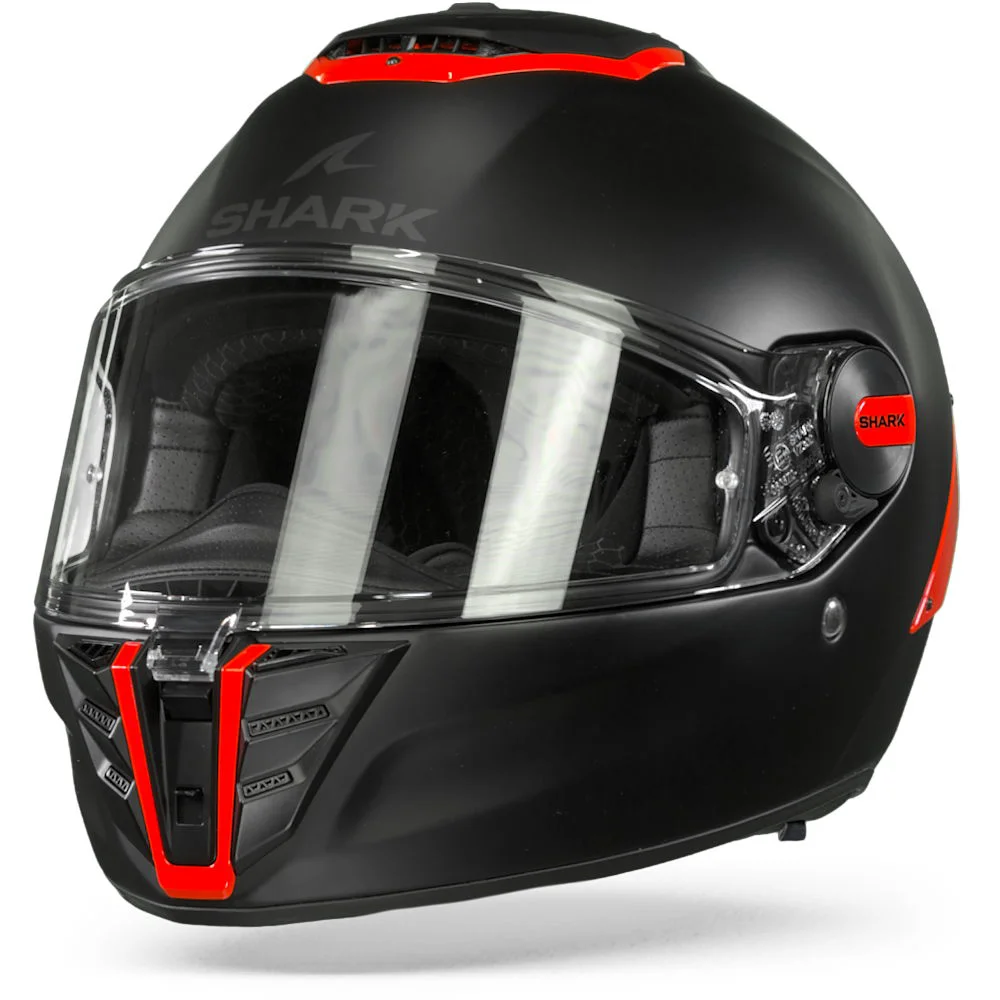 Casco integral Shark Spartan RS SP, Color: Negro mate/Naranja, Talla: XL