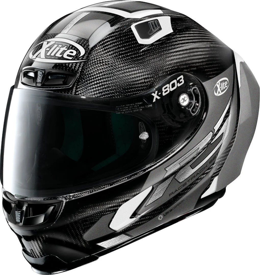 Casco X-Lite X-803 RS Ultra Carbon Skywarp, Negro-TALLA XS