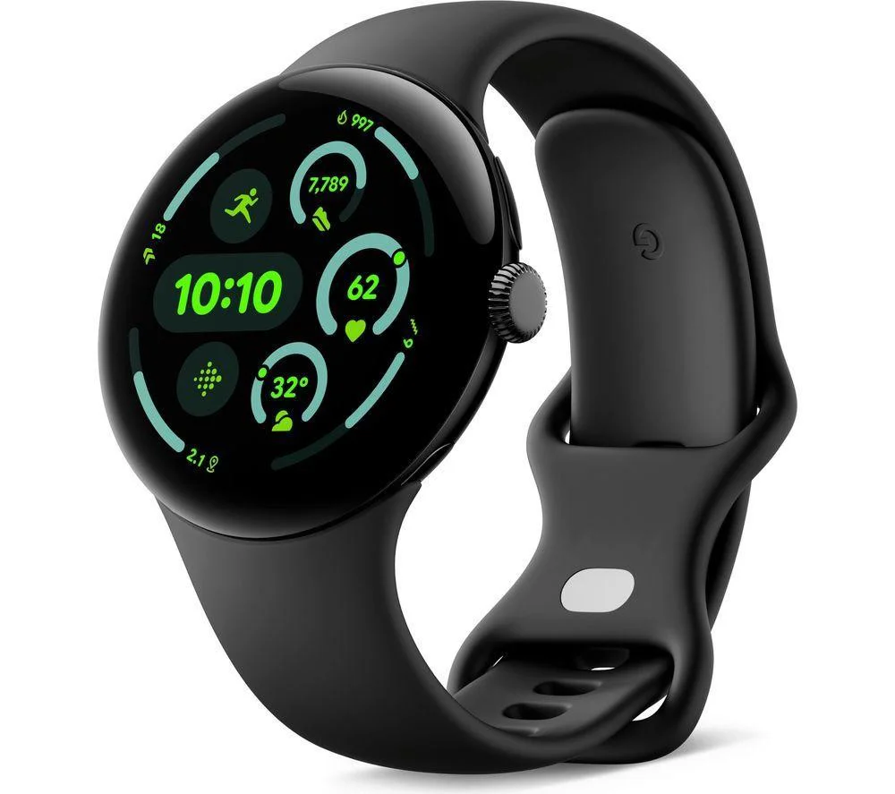 Google Pixel Watch 3 45mm Qualcomm Cortex M33 32GB Wifi Smartwatch con banda - Negro mate
